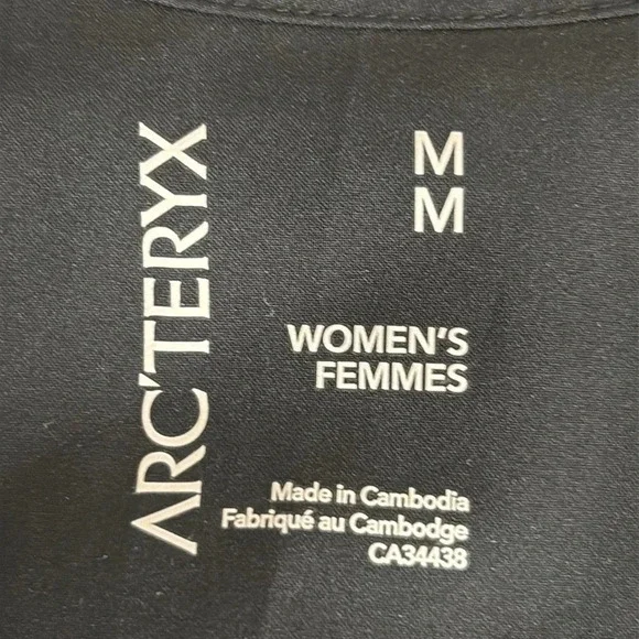 Arc'teryx Contenta Cinch Waist Outdoor Lightweight Dress in Black - Size Medium - Picture 5 of 8